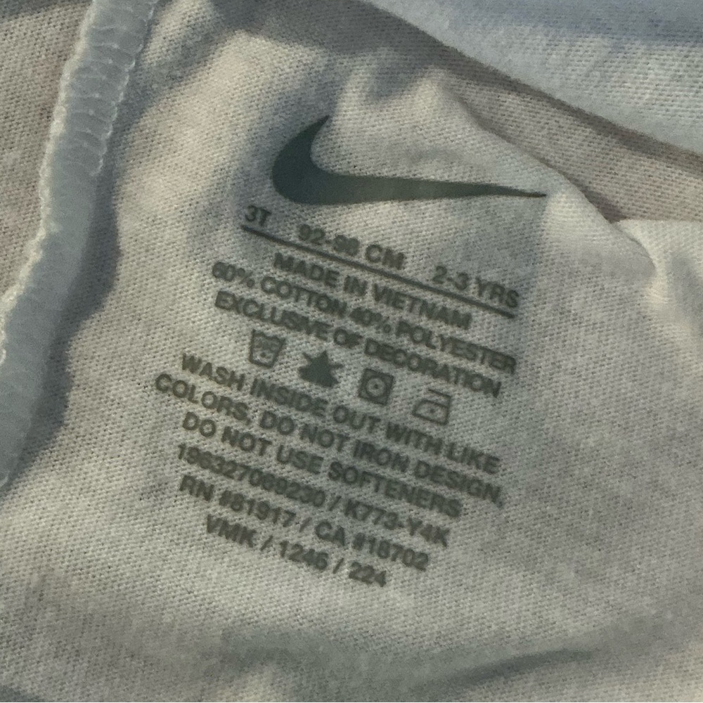 KIDS: Nike Tank Top in Yellow Letters - Picture 5 of 5